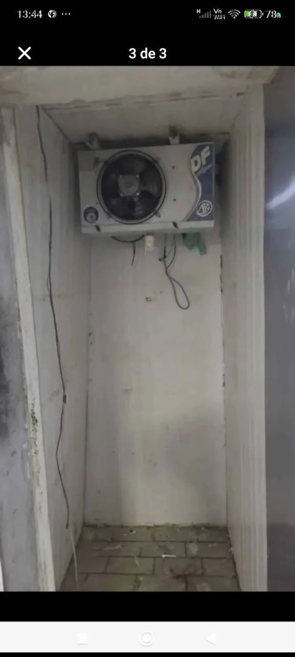 Camara fria, 5000,00 passo cartão 