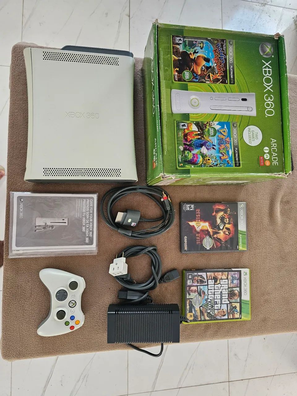 Xbox 360 com HD e jogos  - Foto 5