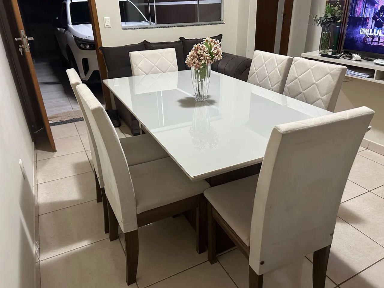 Mesa MDF com Vidro  - Foto 3