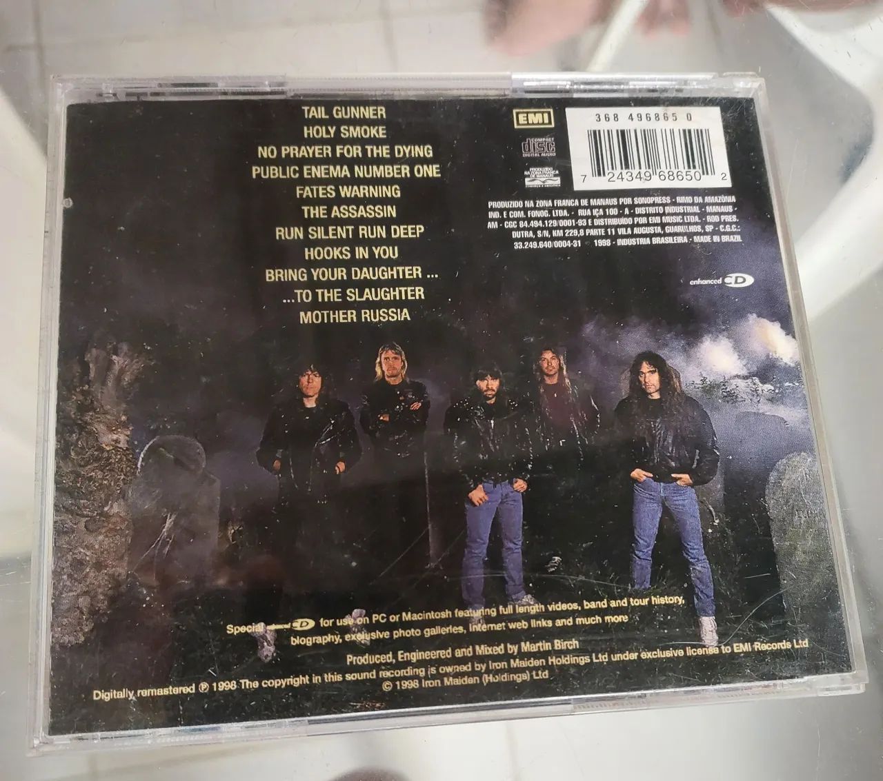 Cd Iron Maiden No prayer for the dying  - Foto 2