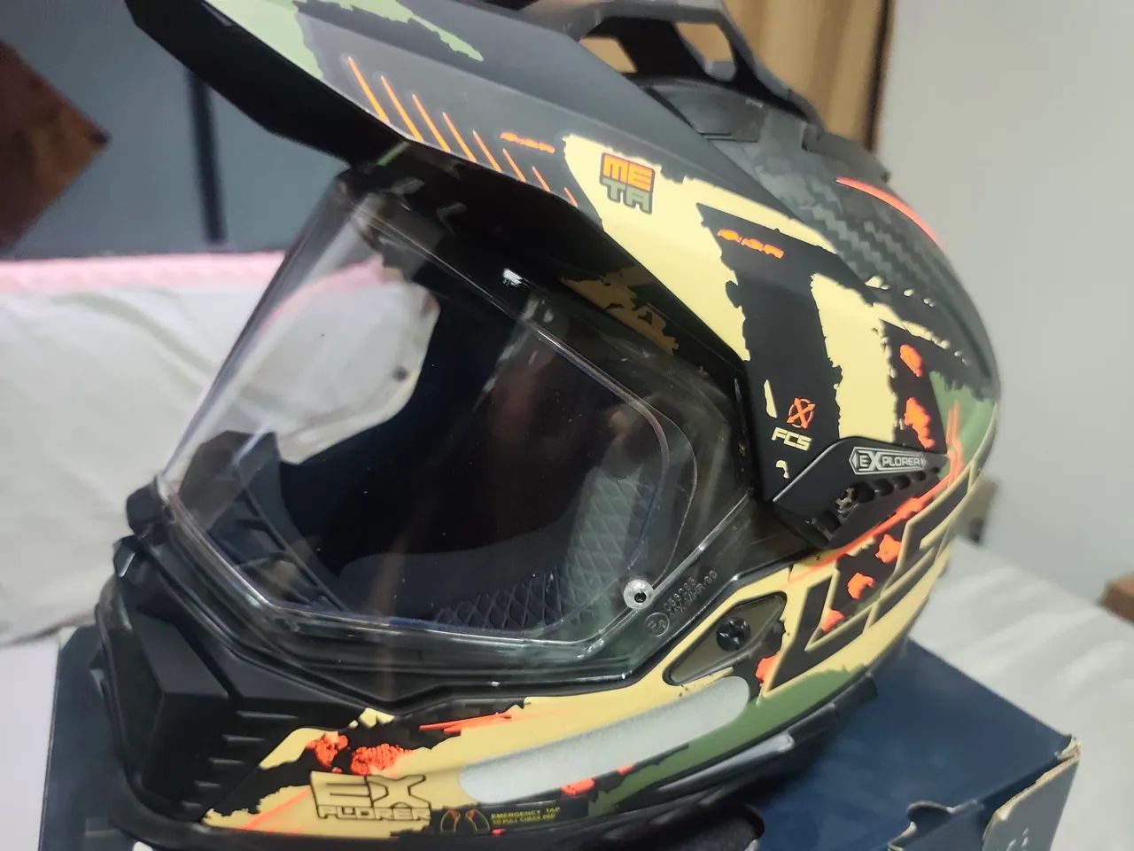 Acessórios para motocicleta capacete - Foto 5