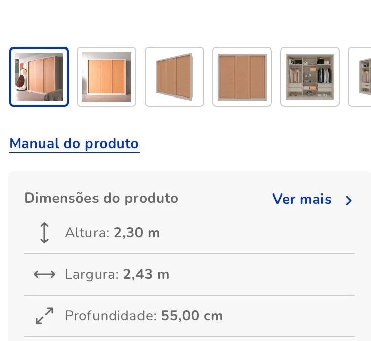 Guarda roupa de casal - Foto 4