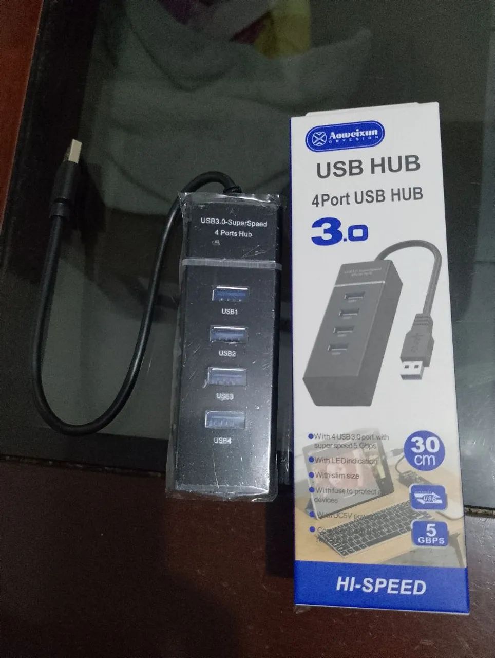 Hub usb 4 portas 3.0 multi 5Gbps