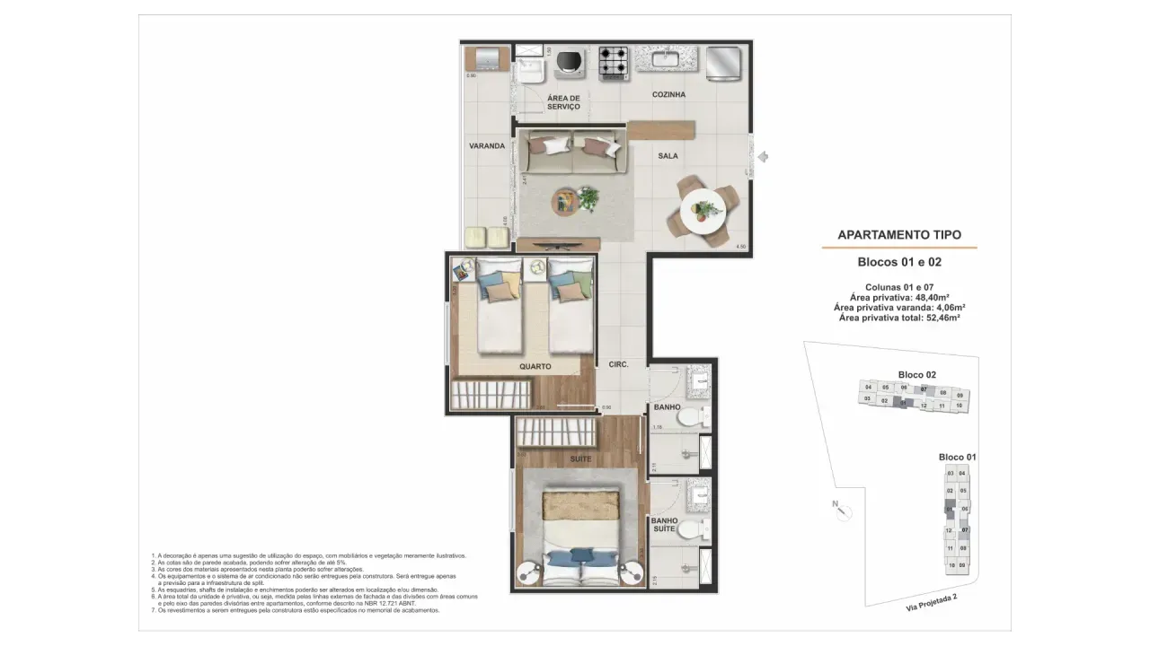 PLANTA 52m²