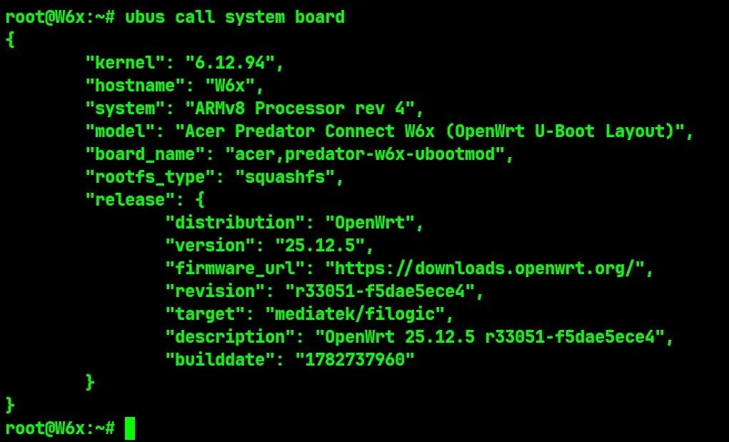 Acer Predator Connect W6x com OpenWrt U-Boot  - Foto 4