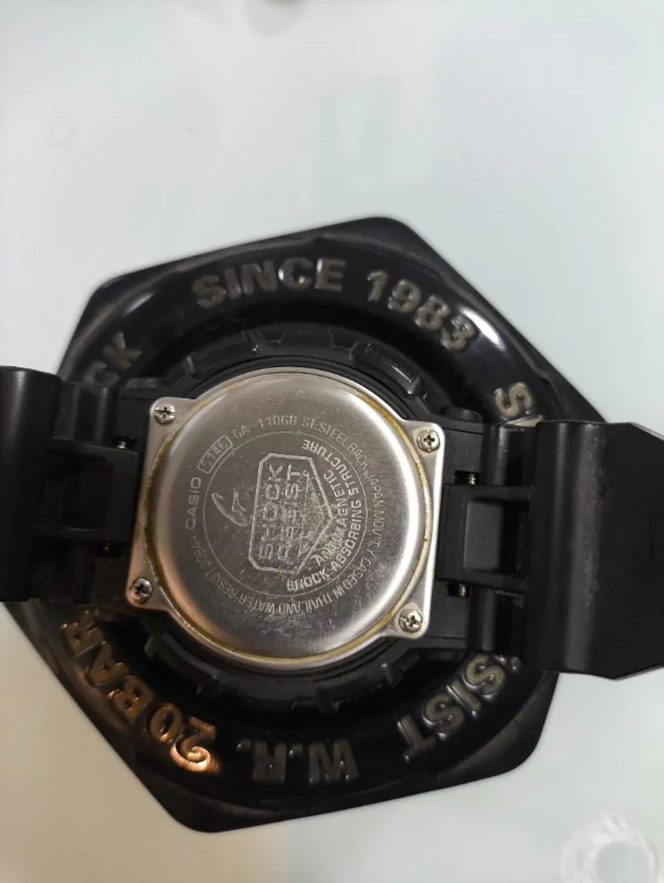 Relógio Casio G-Shock GA-110GB-1A Preto e Dourado Original - Foto 2