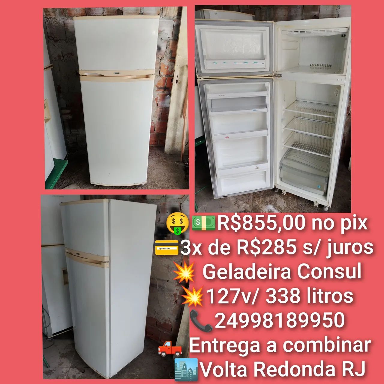 Geladeira Consul 