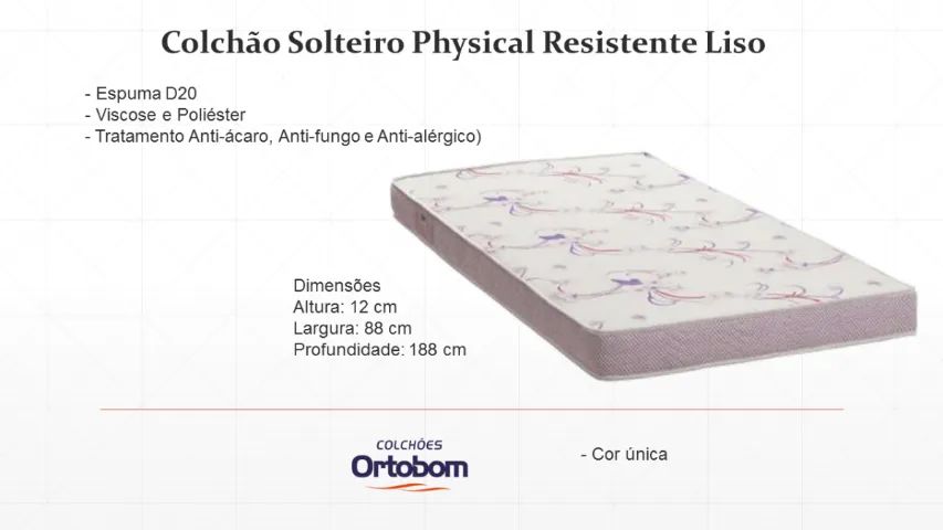 Colchão solteiro Ortobom D20 - Foto 3