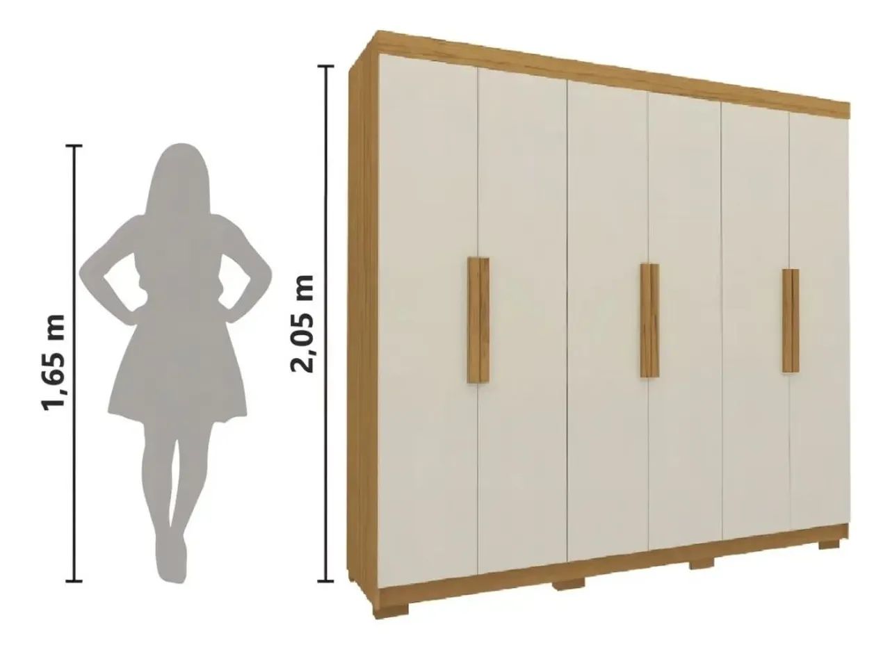 Guarda-roupa casal 100%mdf - Foto 2