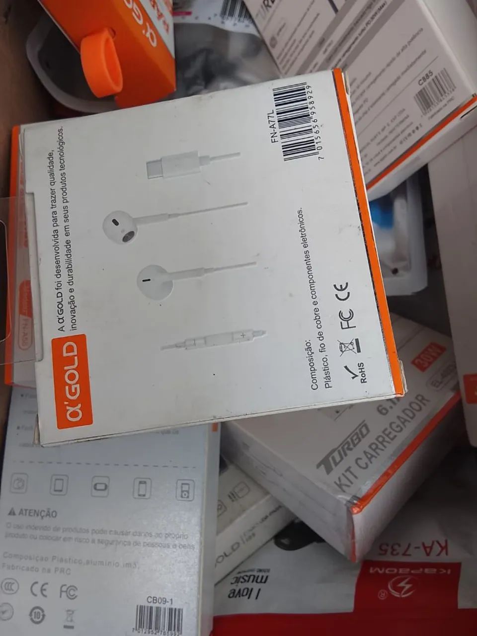 fone de ouvido p iPhone ou C Top - Foto 3