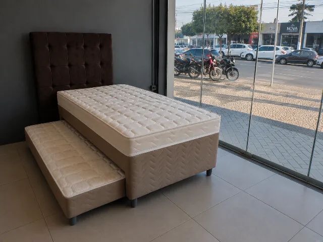 Cama box solteiro (novo) 