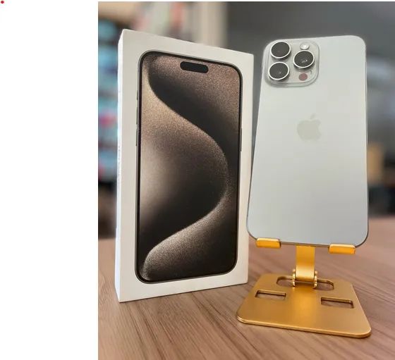 iPhone 15 Pro Max 256GB TITÂNIO NATURAL (seminovo) - Celulares e