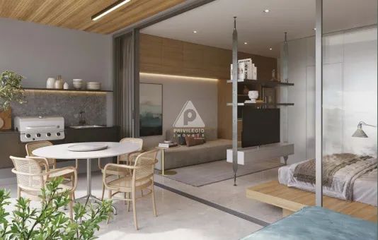 Oportunidade: Studio com Varanda Gourmet e Vista Mar em Copacabana - Foto 2
