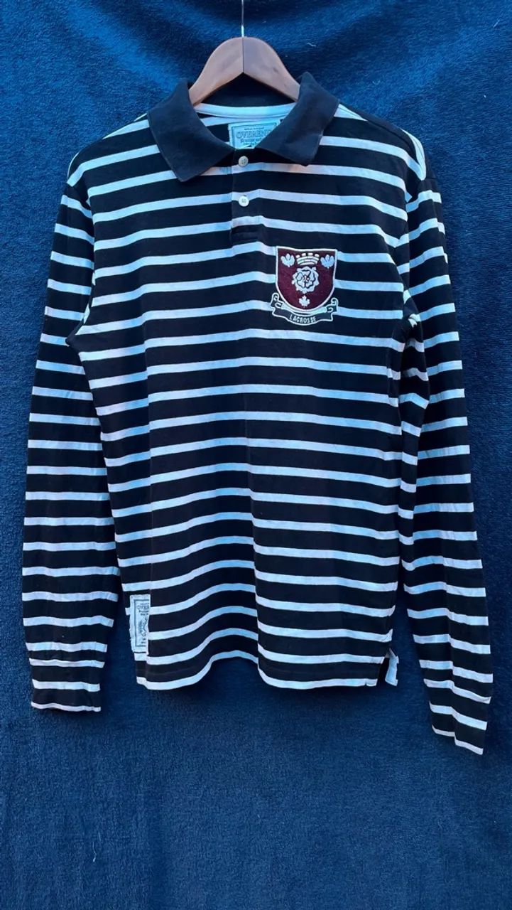 Camisa polo manga longa 
