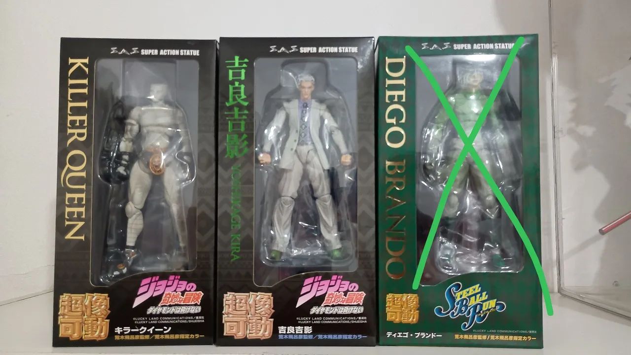 2 Super Action Statues - Kira e Killer Queen