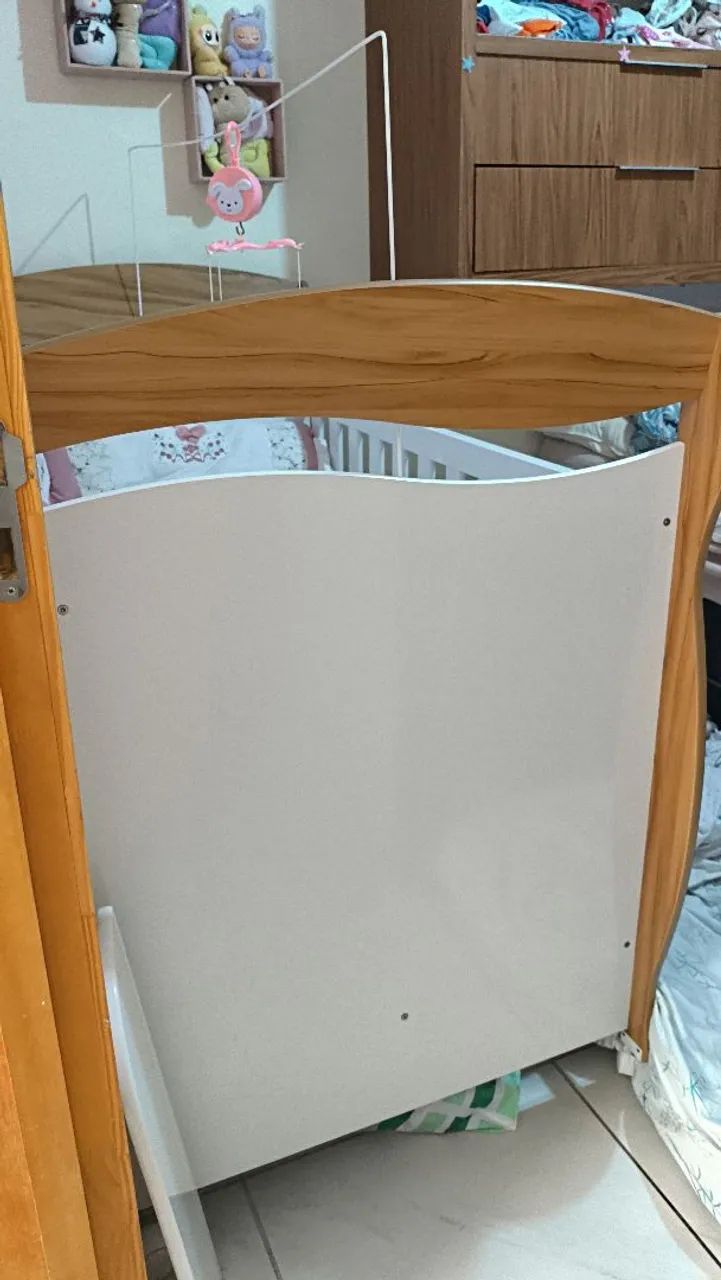Berço Americano Marquesa 3 em 1 com colchão e kit berço  - Foto 4