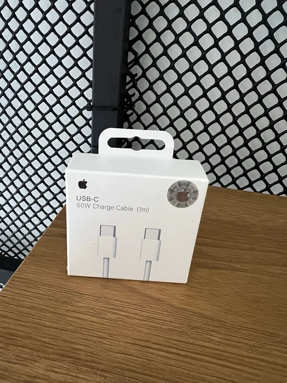 Cabo Carregador Iphone 15 16 17 60w Usb-c Branco Nylon - Foto 2