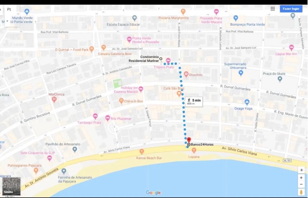 Excelente apartamento mobiliado no coração da Ponta Verde - Maceió  - Foto 4