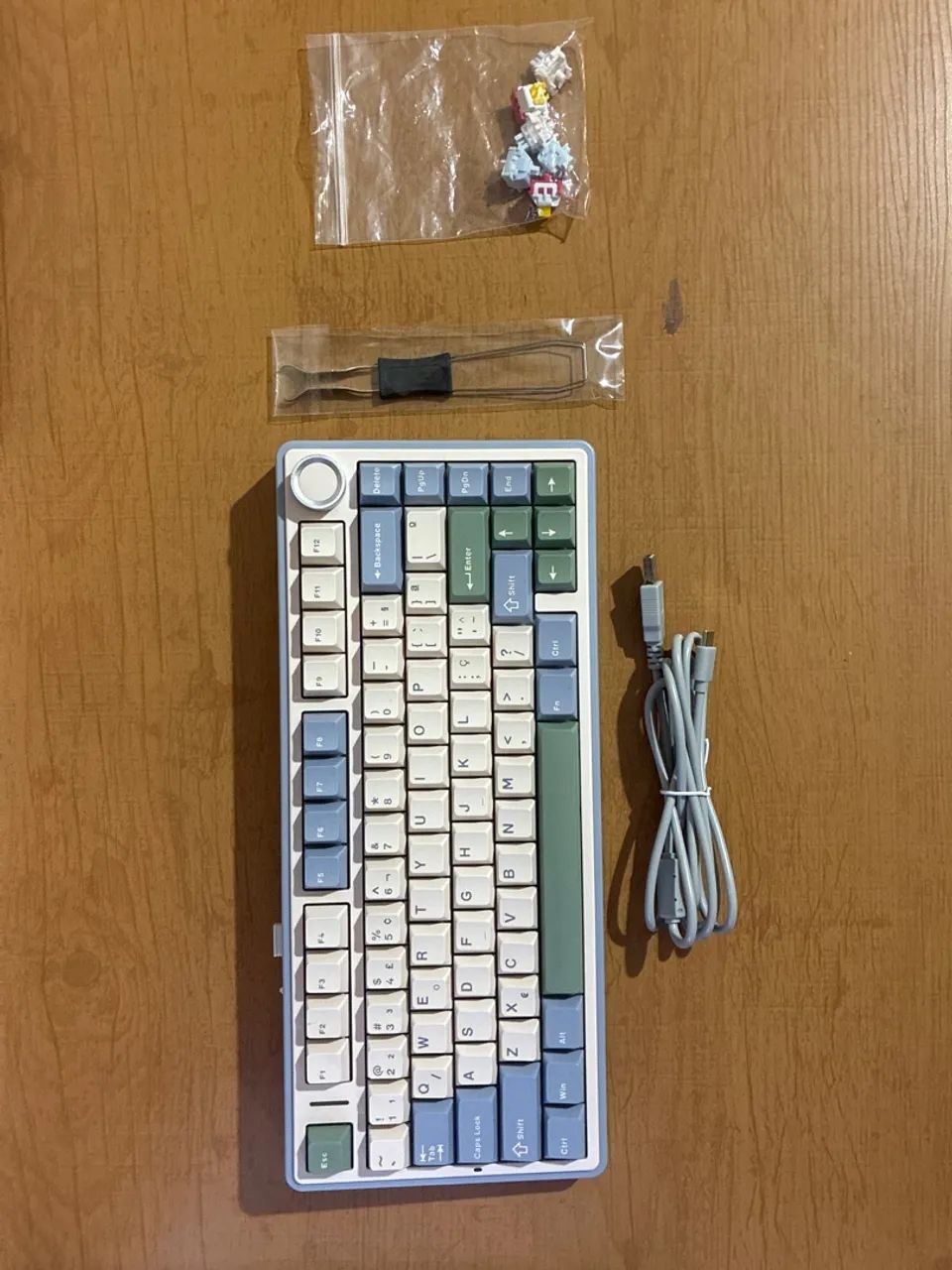 Teclado mecânico aula F75 - Foto 3