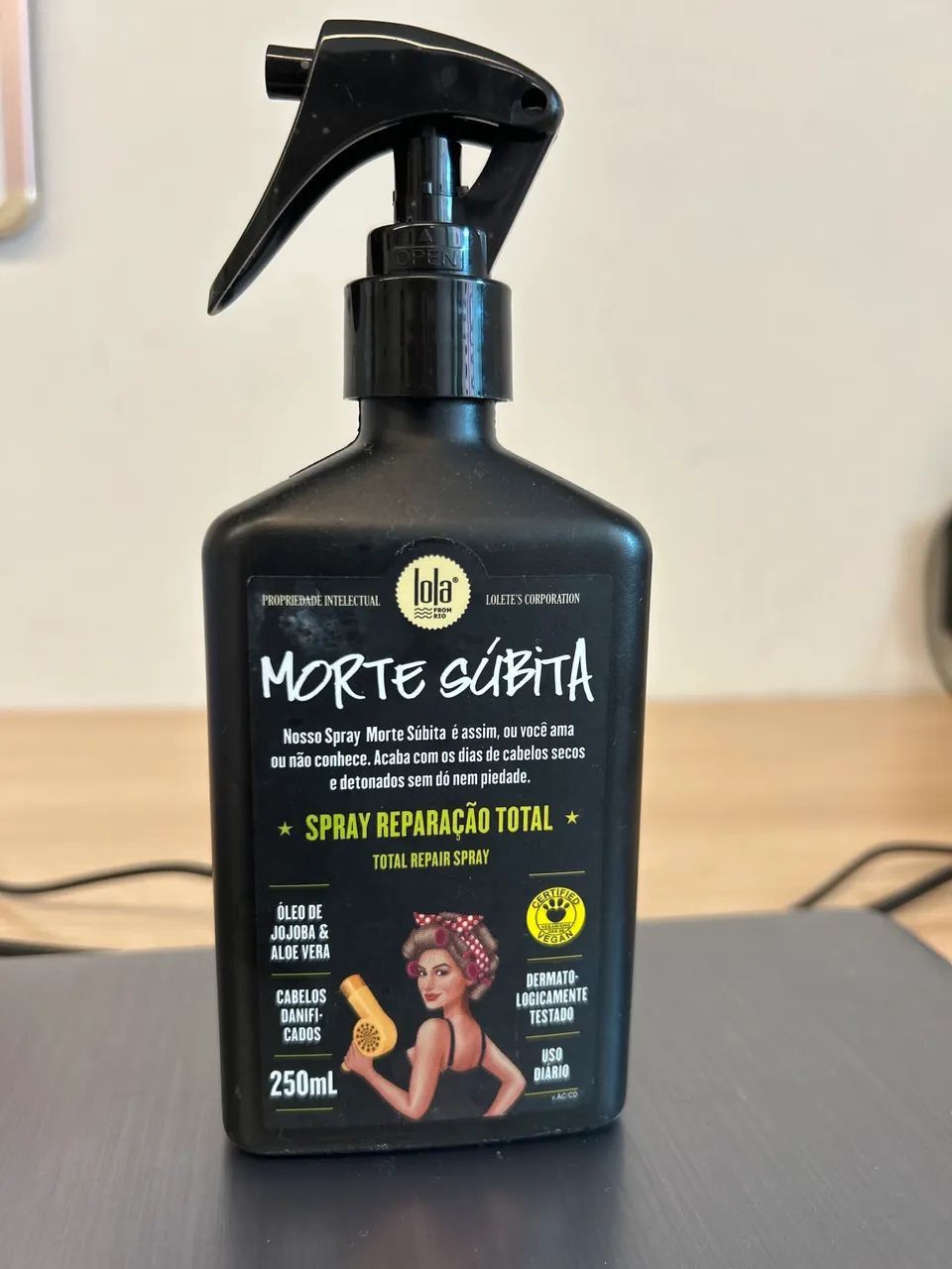 Spray para cabelo reparação total morte súbita 