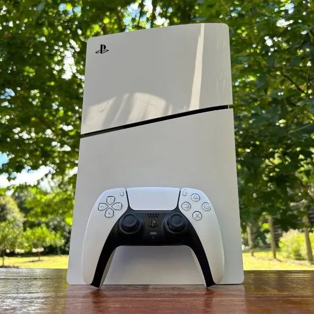 Console PS5 Slim 1TB SSD Digital Impecável com Caixa e Garantia - Foto 2