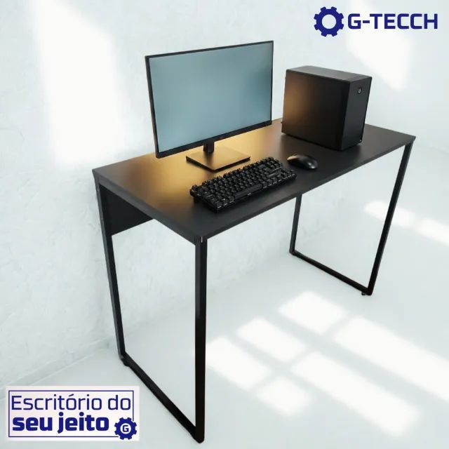 Mesa Industrial 1m NOVA Birô Multiuso para Computador Notebook de Estudo Escritório Gamer - Foto 4