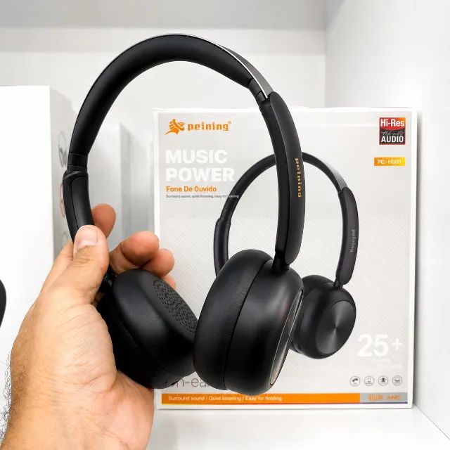 Fone de Ouvido On-Ear Bluetooth Peining PEI-HS01 - Foto 5