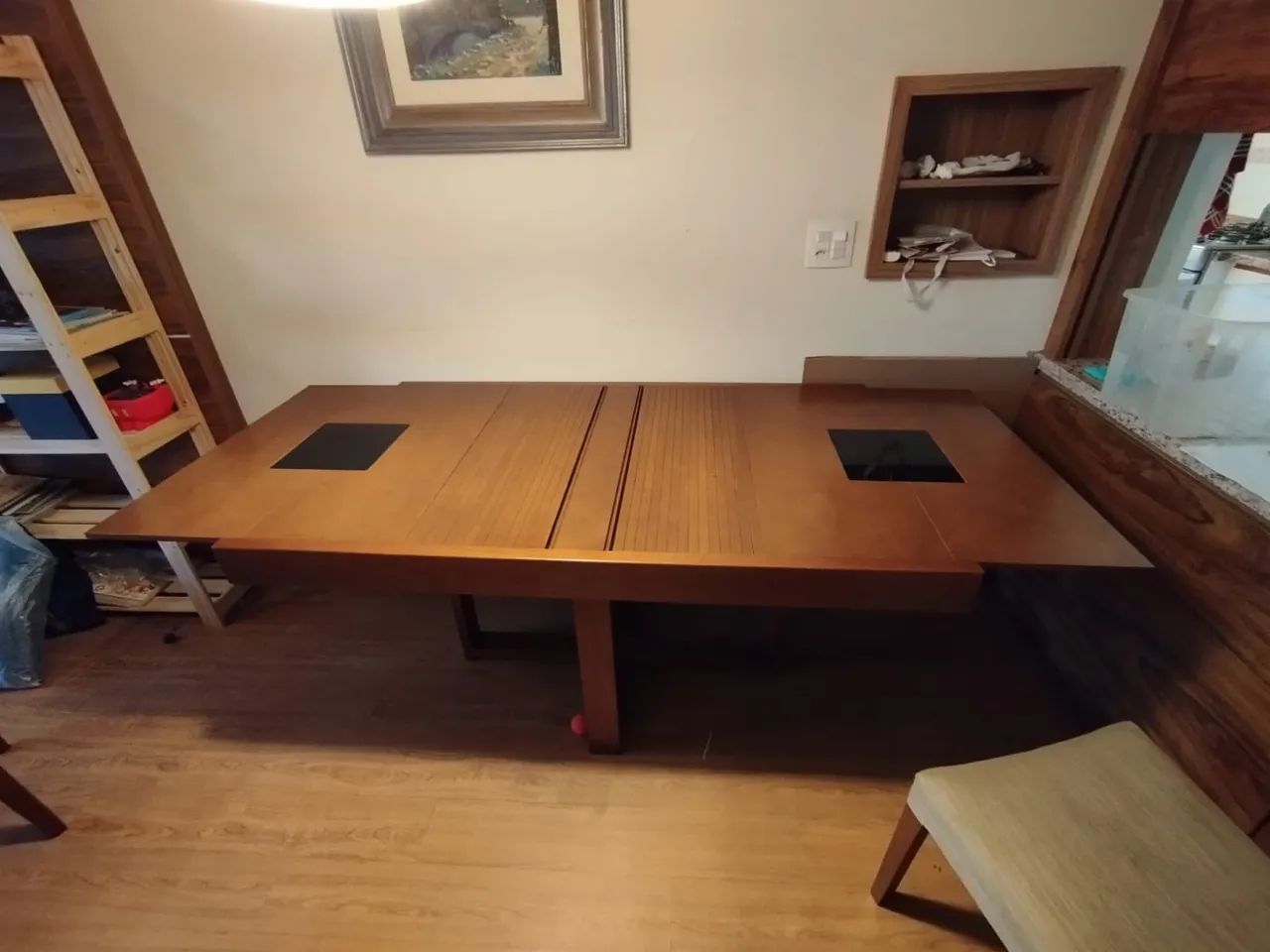 Mesa extensível com cadeiras - Foto 2