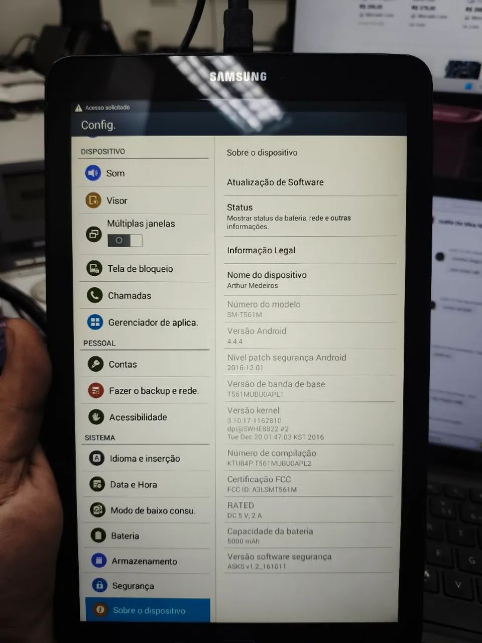 Tablet Galaxy tab E 9.6 - Foto 3