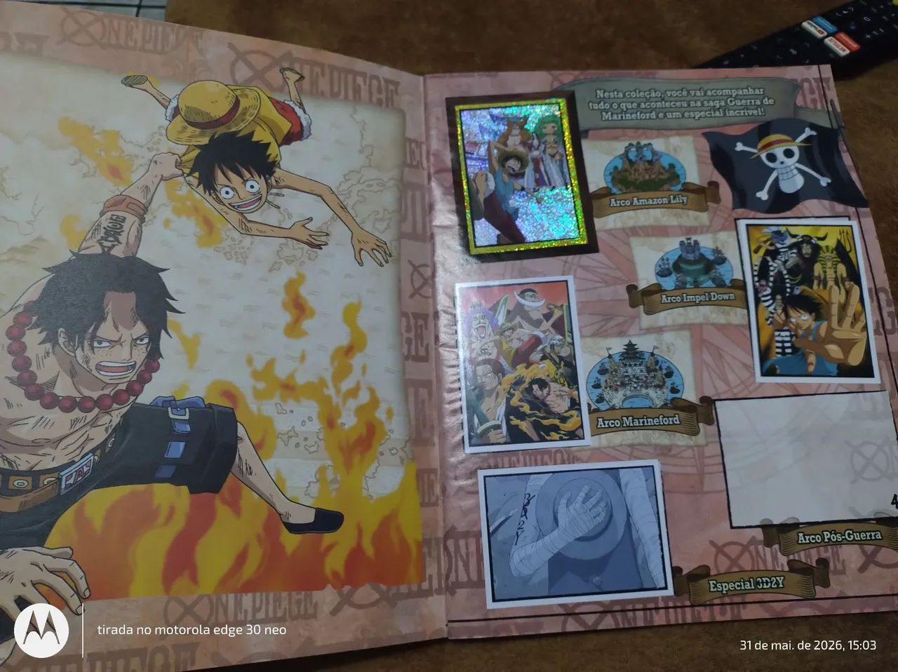 One piece álbum de figurinhas  - Foto 3