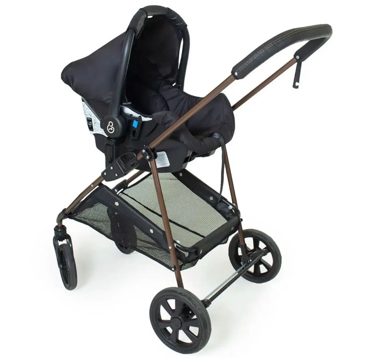 Carrinho Galzerano com bebê conforto  - Foto 3