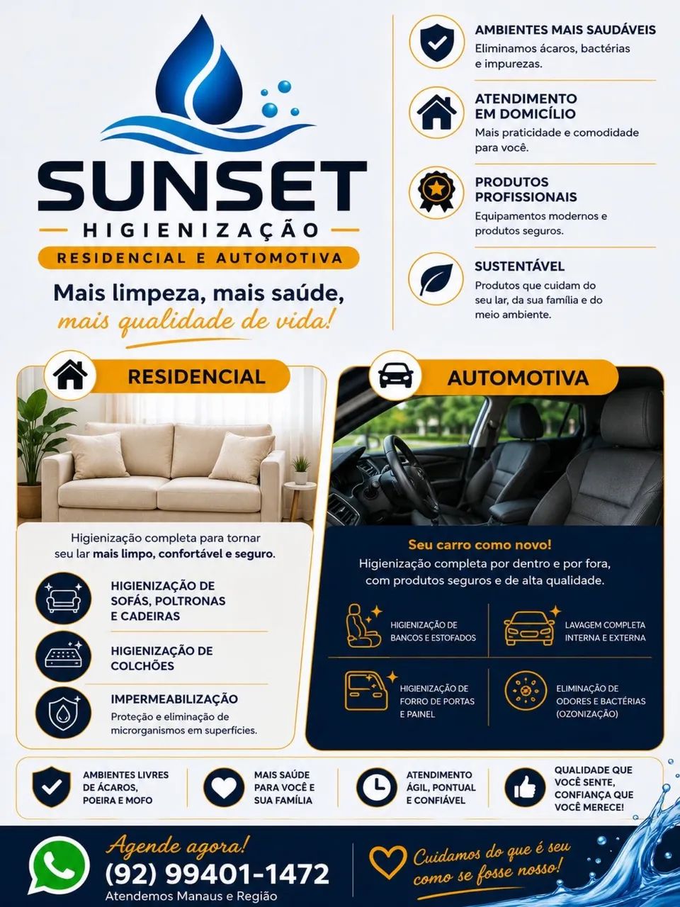 Higienização de estofados - Foto 2