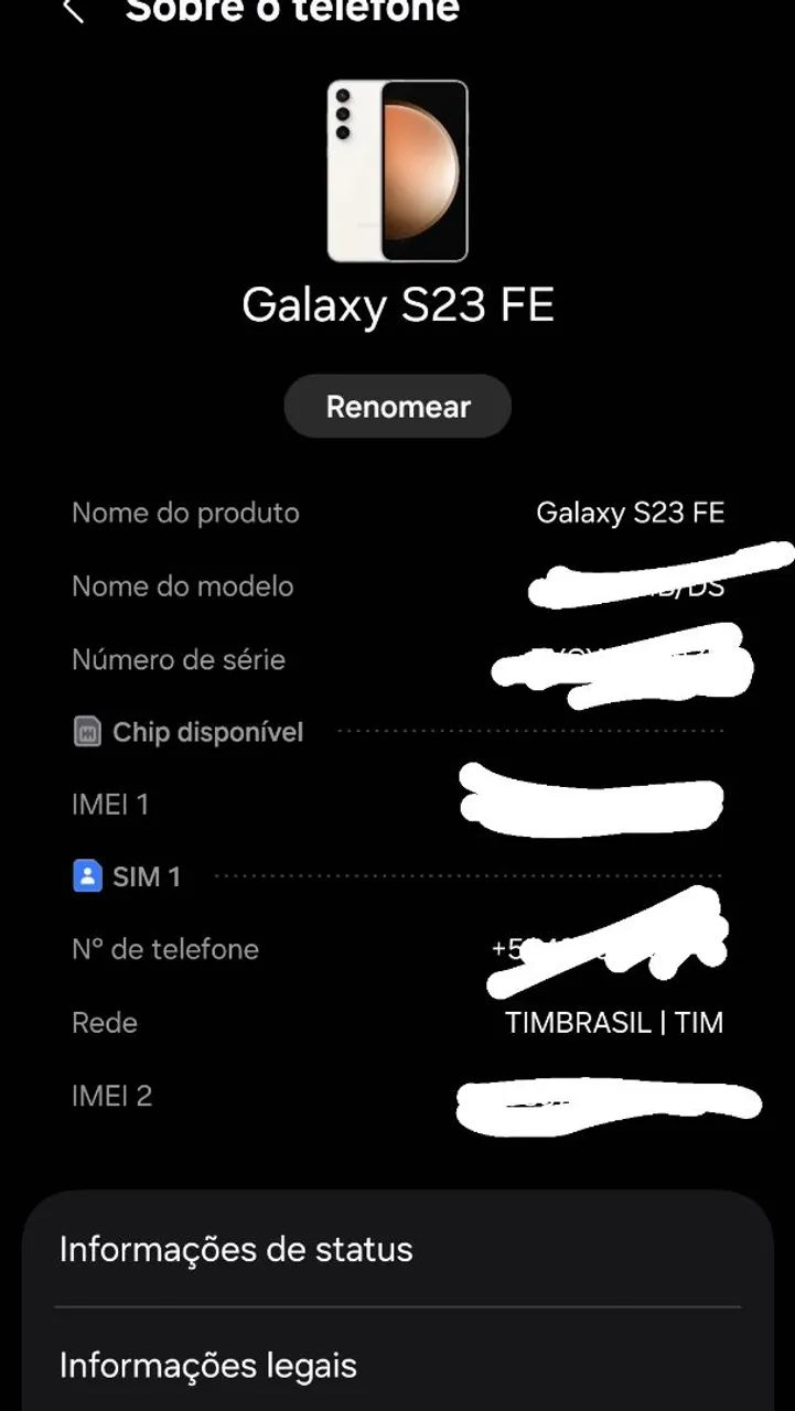 Vendo Samsung s23 fe 