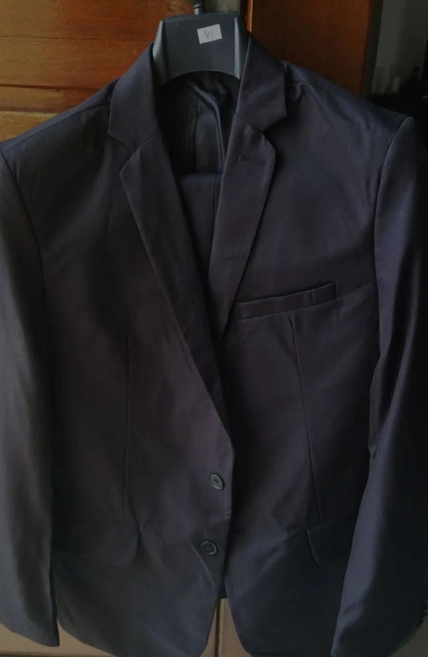 Terno masculino preto NOVO