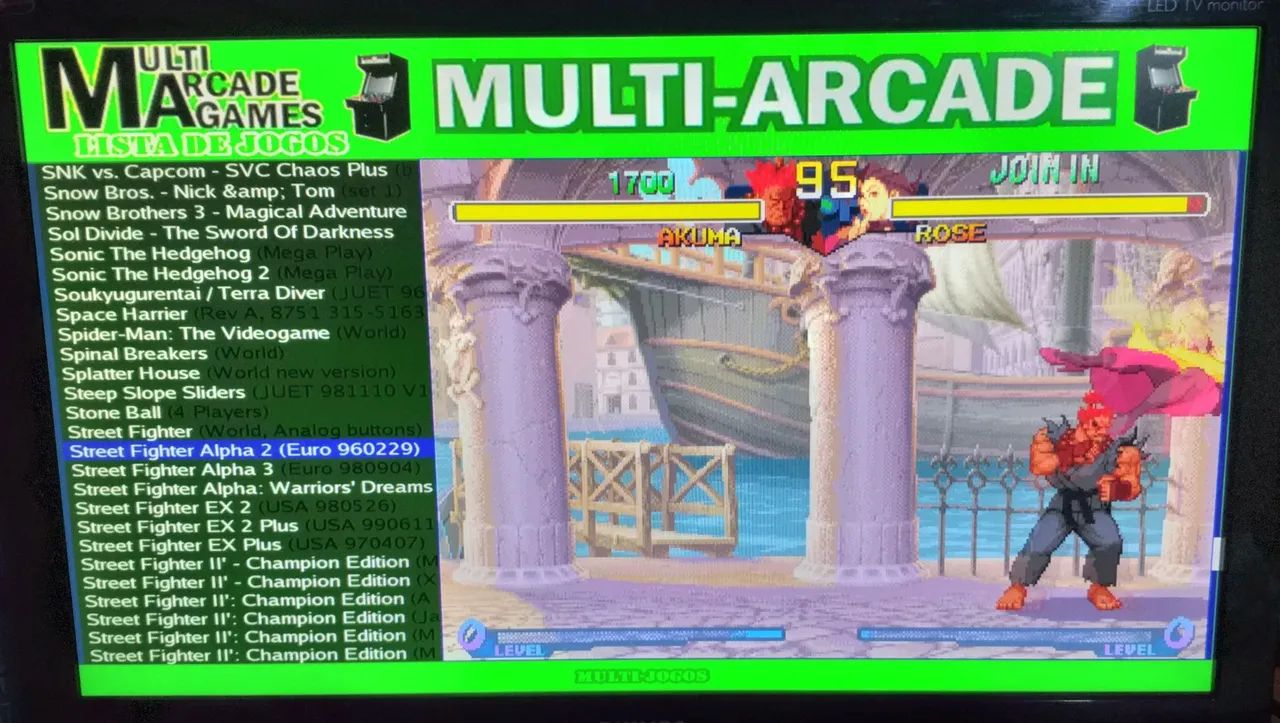 Kit Fliperama Multi Arcade Games Com Sistema HD 80GB Pode Retirar Zn Sp Bartop