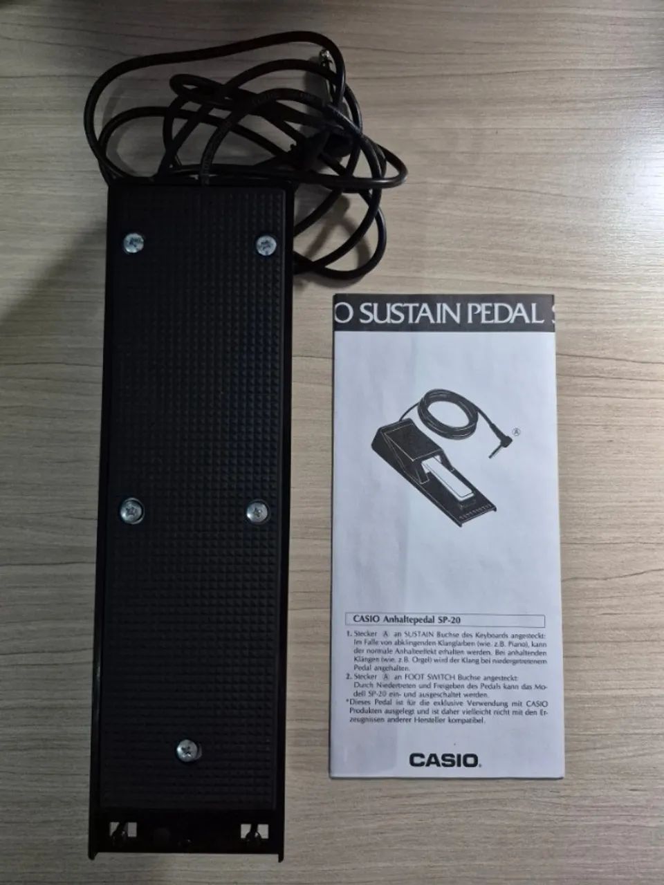 Pedal Sustain Casio SP-20 - Foto 3