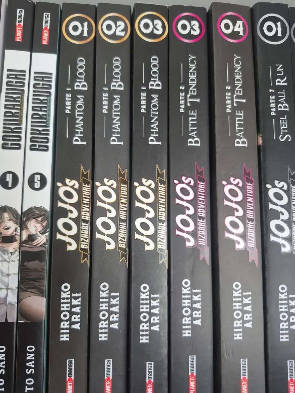Jojo parte 1 e 2 