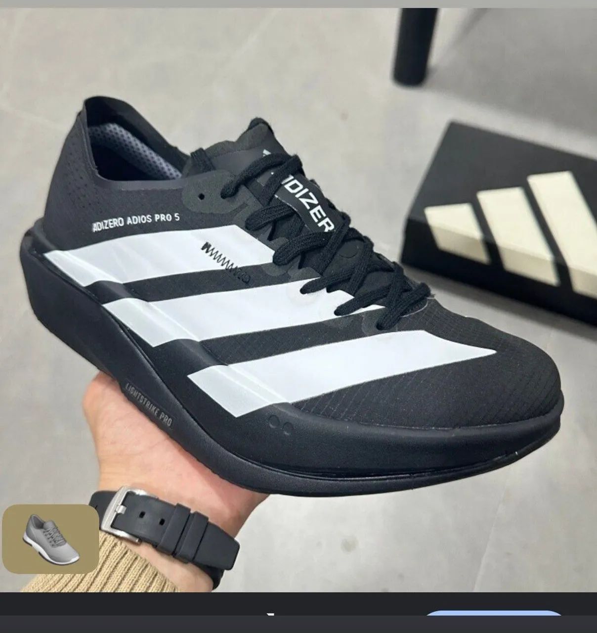 Tênis Adidas adzero pro 15 lançamento  - Foto 3