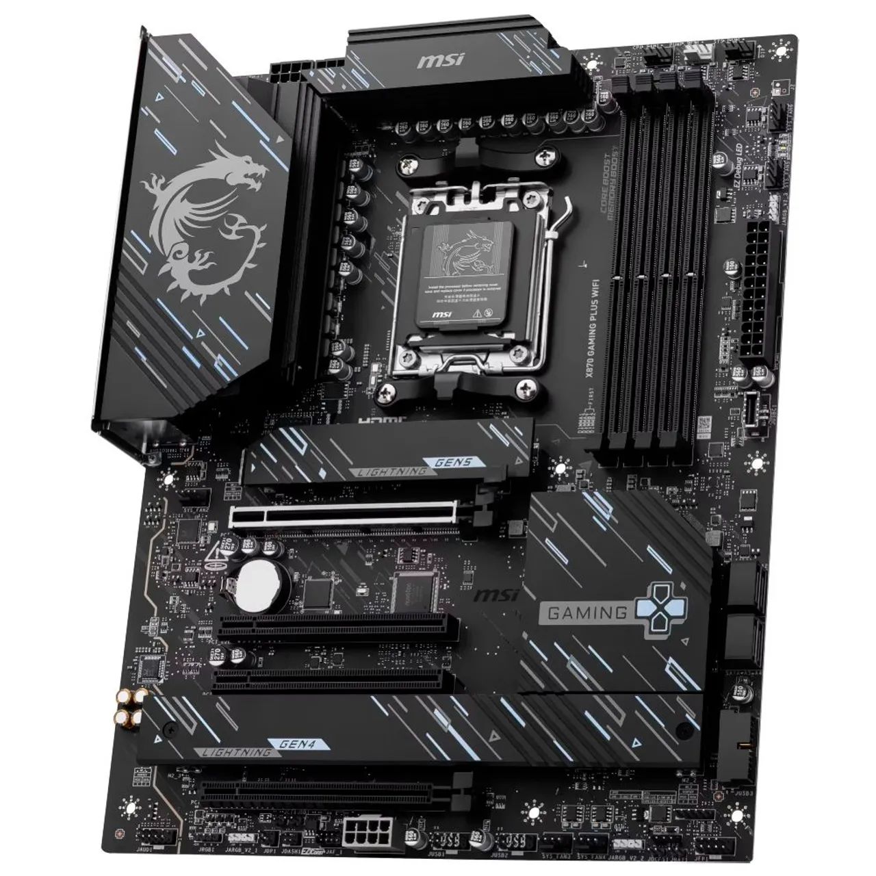 Placa Mãe MSI X870 Gaming Plus Wi-Fi Socket AM5 / DDR5 - Foto 3