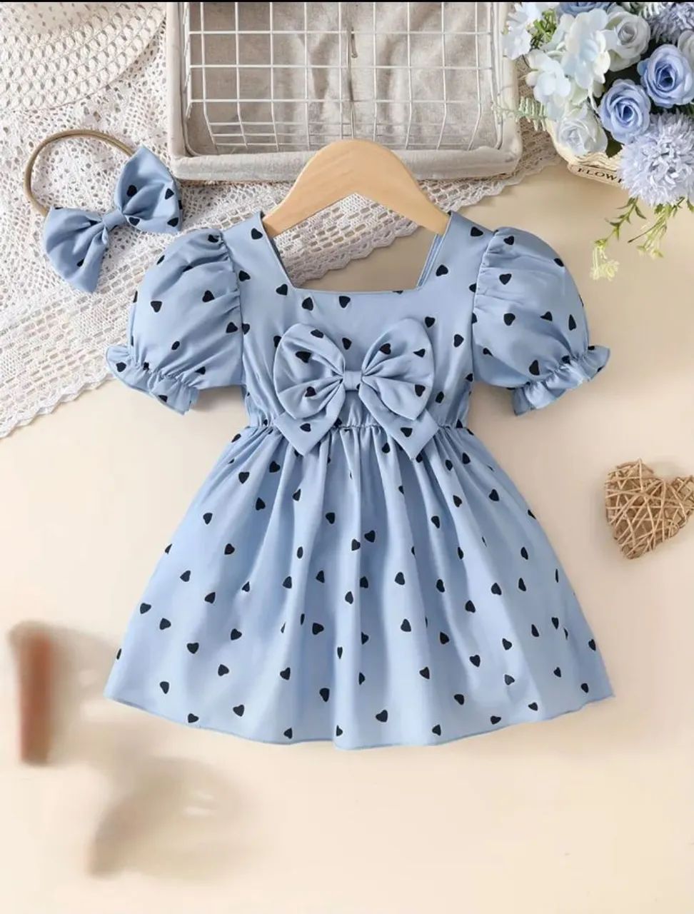 Vestido infantil 12 a 18 meses. 