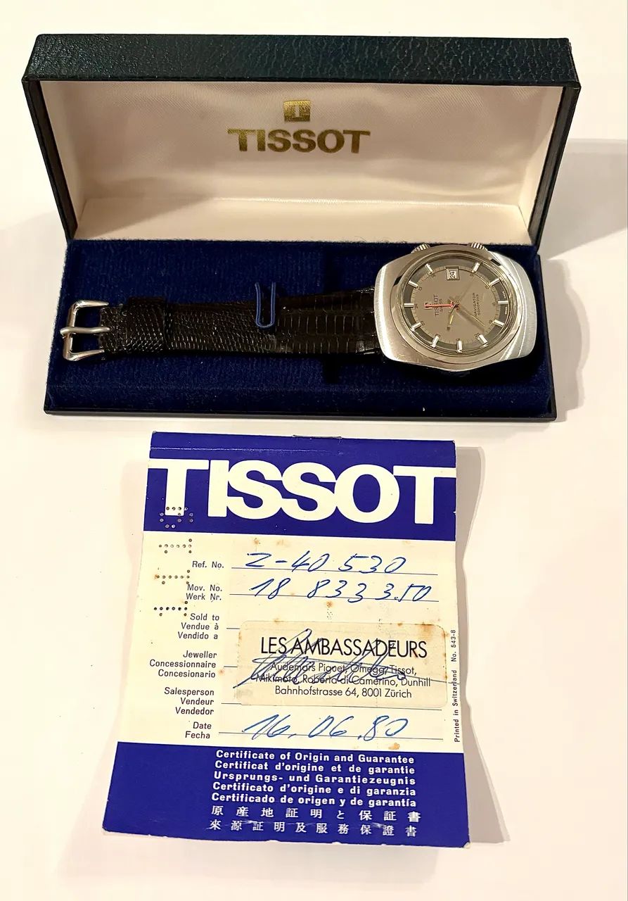 Raridade: Relógio Tissot Navigator Sonorous (1980) original e revisado