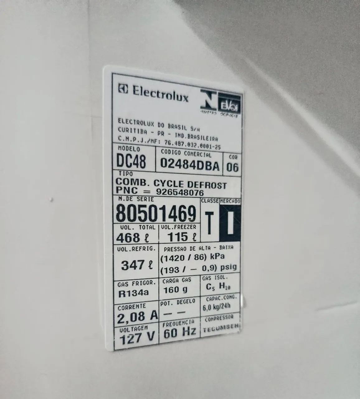 Geladeira Electrolux - DC48 Duplex 462L - Foto 5