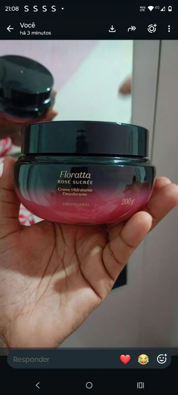 Creme acetinado 