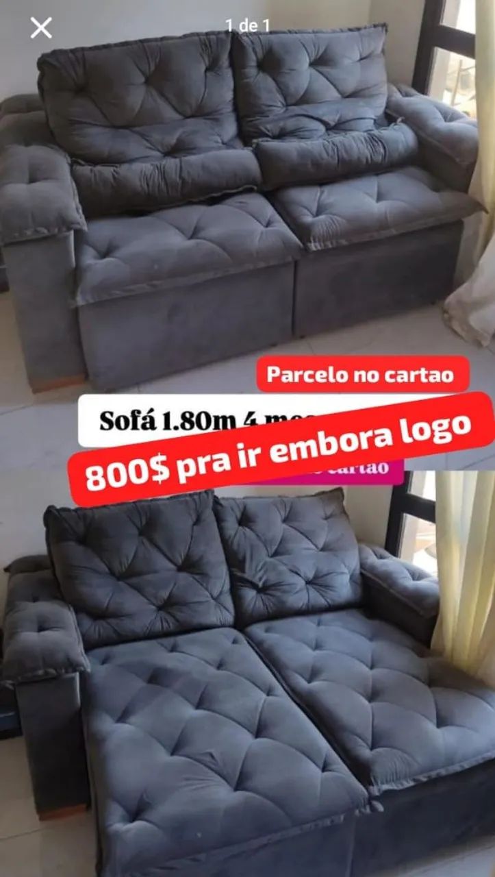 Sofá 1.80m