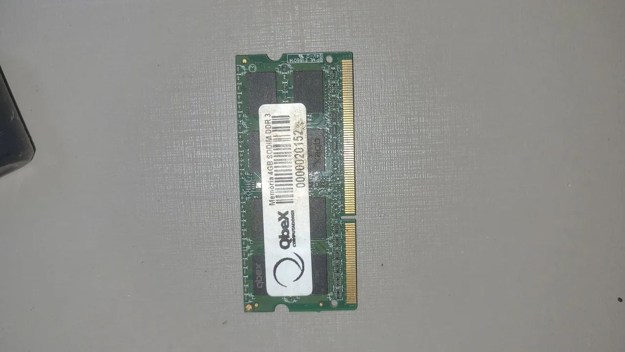 Memoria ddr3 notebook  4gb