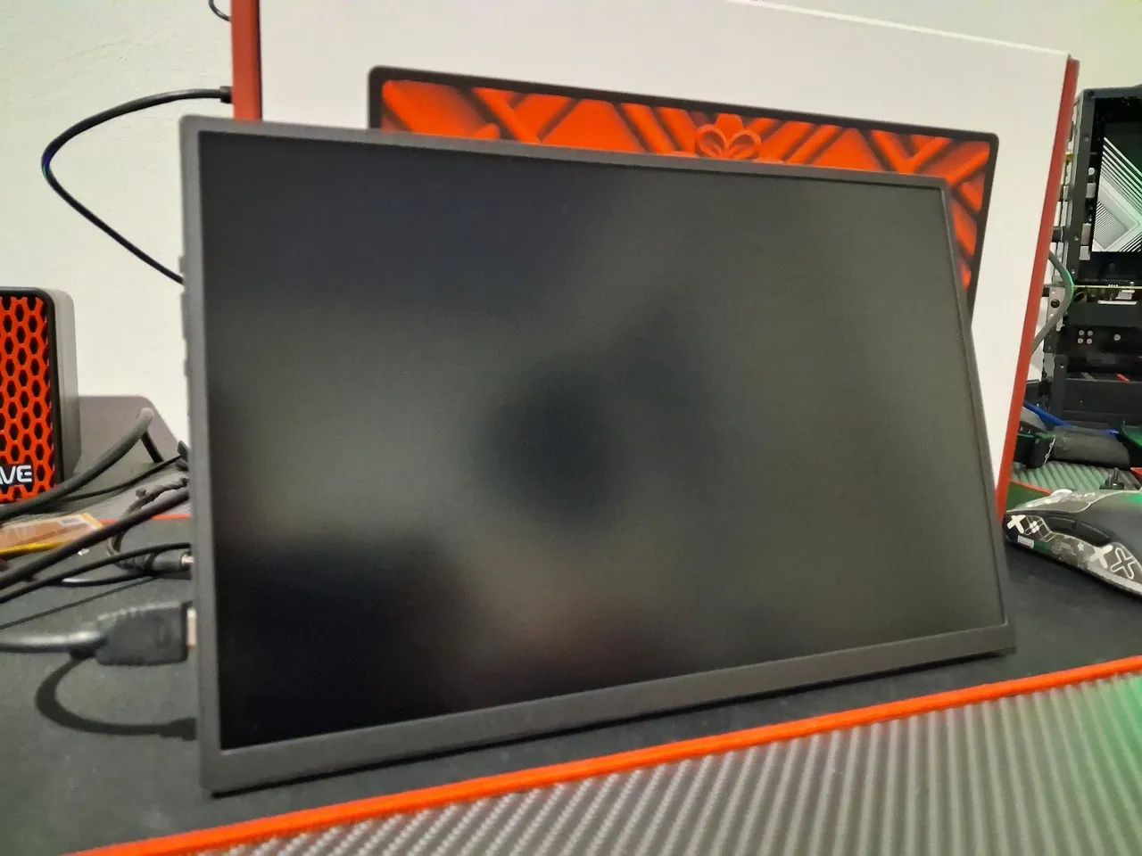 Monitor portátil 13 polegadas Full HD// IPS// VESA// ALTO FALANTE//IMAGEM TIPO C/MINI HDMI - Foto 2
