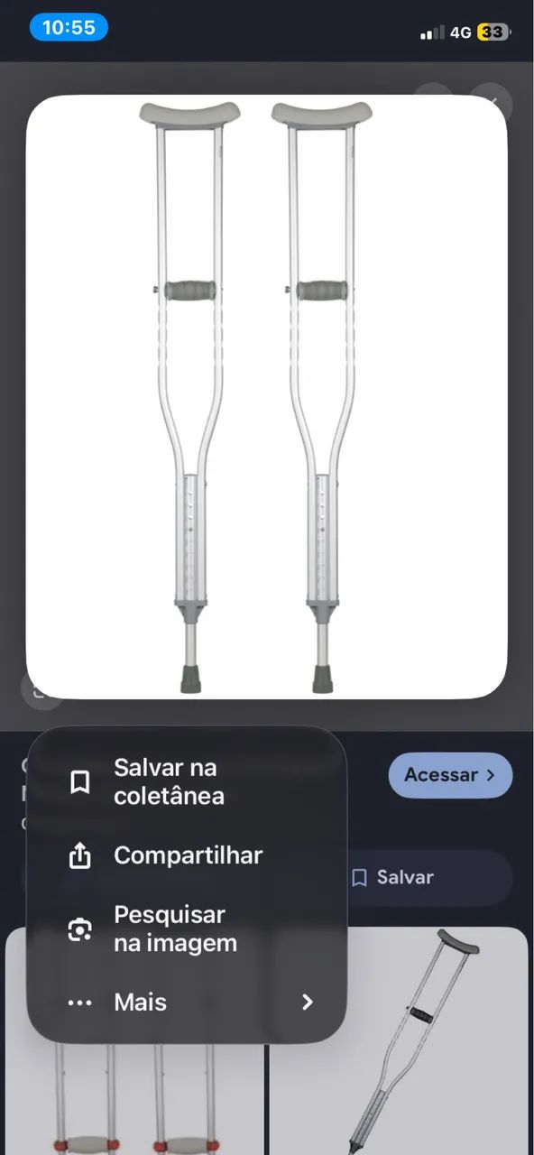 Muletas axilar