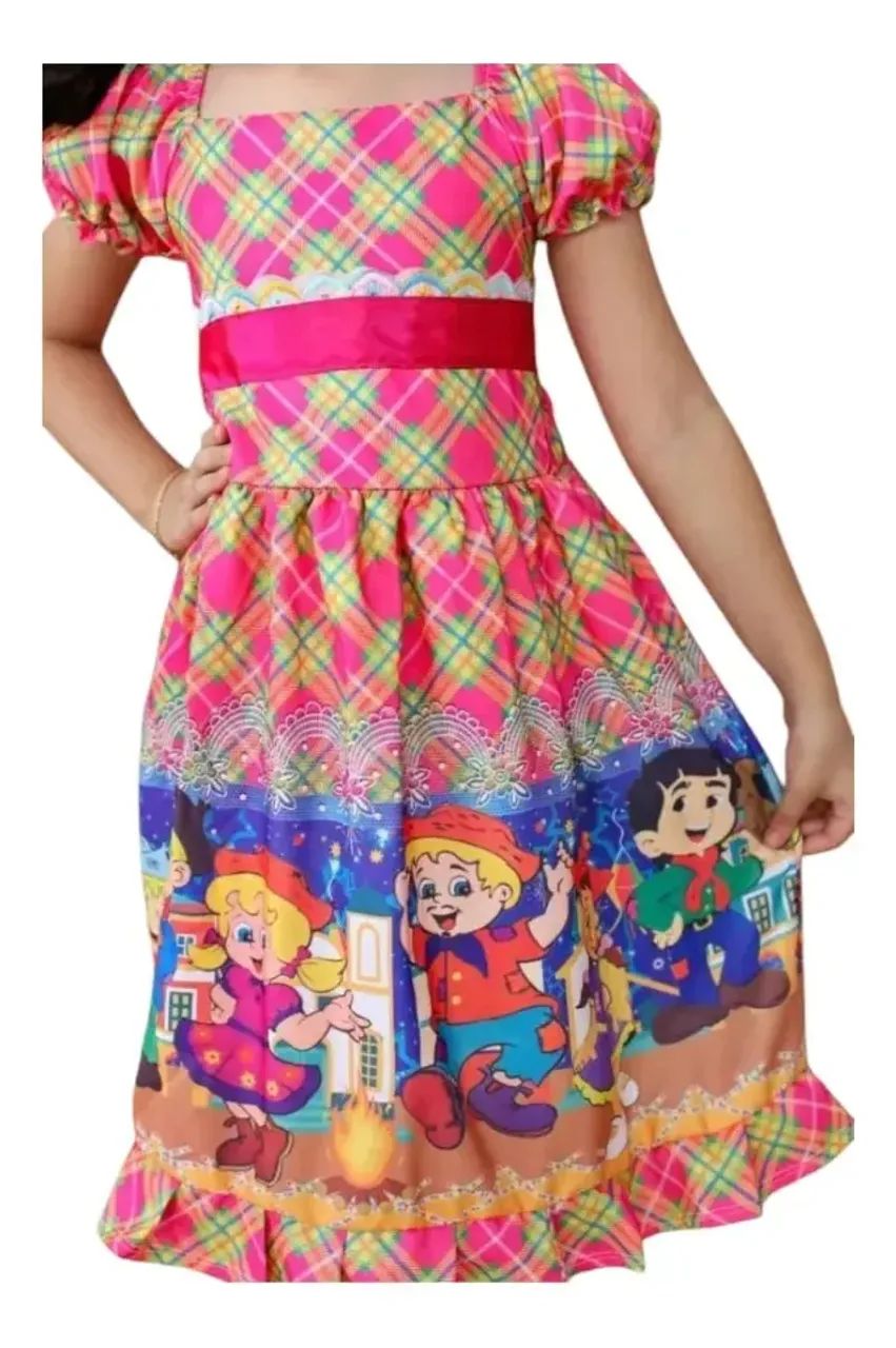Vestido junino infantil  - Foto 2
