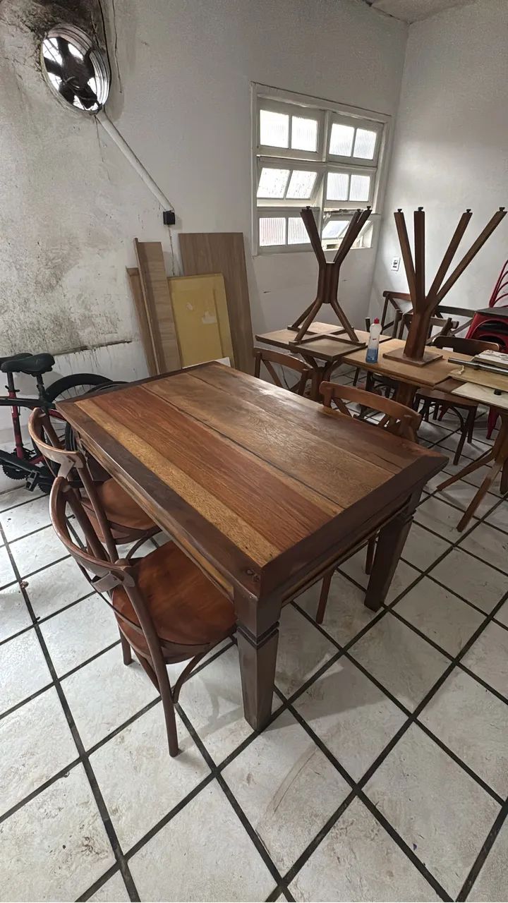 Conjunto mesa de jantar com 4 cadeiras - Foto 2