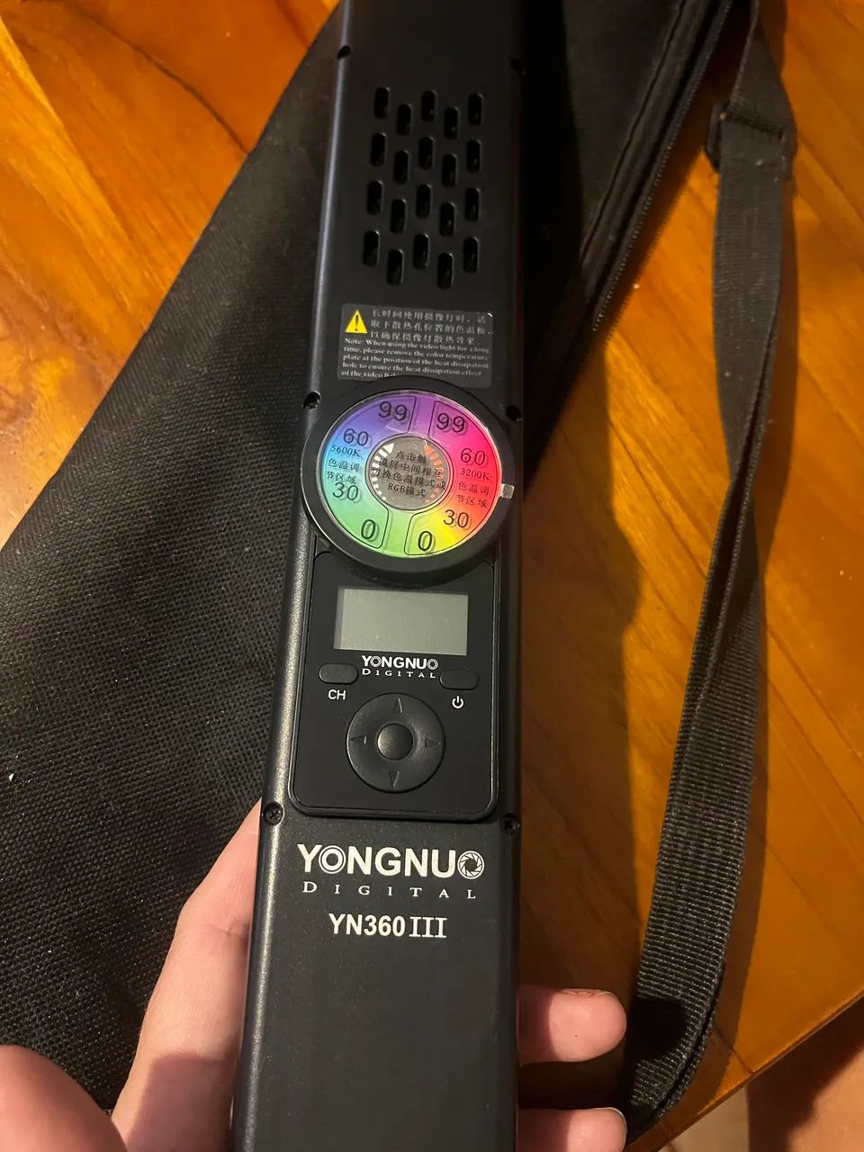  Bastão de LED Yongnuo YN360 III RGB - Usado (Sem bateria) - Foto 2